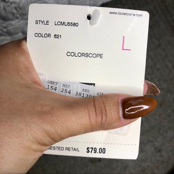 Red Liz Claiborne Turtleneck - Picture 4 of 5